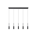 Lucide TUBULE - Hanglamp - LED - 5x7W 2700K - Zwart