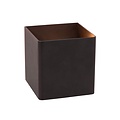Lucide VERTIGO - Applique Rechargeable Intérieur/Extérieur - Accu/Batterie - Gradation LED. - 1x6W 2700K - IP54 - Capteur de mouvement & jour/nuit - Noir