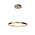 Lucide VIDAL - Lampe suspendue - Ø 58 cm - Variation LED. - 1x48W 2700K - Or Mat / Laiton