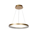 Lucide VIDAL - Lámpara colgante - Ø 58 cm - LED Dimming. - 1x48W 2700K - Oro Mate / Latón
