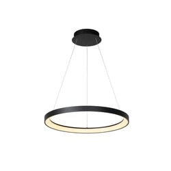 Lucide VIDAL - Hanglamp - Ø 58 cm - LED Dimb. - 1x48W 2700K - Zwart