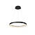 Lucide VIDAL - Lampe suspendue - Ø 58 cm - Variation LED. - 1x48W 2700K - Noir