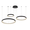 Lucide VIDAL - Hanglamp - Ø 78 cm - LED Dimb. - 1x120W 2700K - Zwart