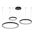 Lucide VIDAL - Hanglamp - Ø 78 cm - LED Dimb. - 1x120W 2700K - Zwart
