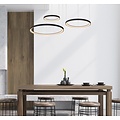 Lucide VIDAL - Lampe suspendue - Ø 78 cm - Variation LED. - 1x120W 2700K - Noir
