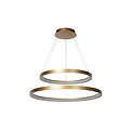 Lucide VIDAL - Lámpara colgante - Ø 78 cm - LED Dim. - 1x92W 2700K - Oro Mate / Latón