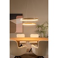 Lucide VIDAL - Hanging lamp - Ø 78 cm - LED Dim. - 1x92W 2700K - Matt Gold / Brass