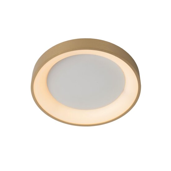 Lucide VIDAL - Lámpara de techo - Ø 28 cm - LED Dim. - 1x20W 2700K - Oro Mate / Latón