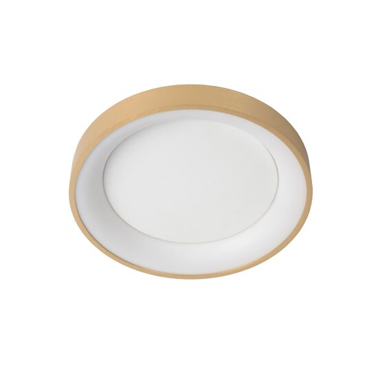 Lucide VIDAL - Ceiling lamp - Ø 28 cm - LED Dim. - 1x20W 2700K - Matt Gold / Brass