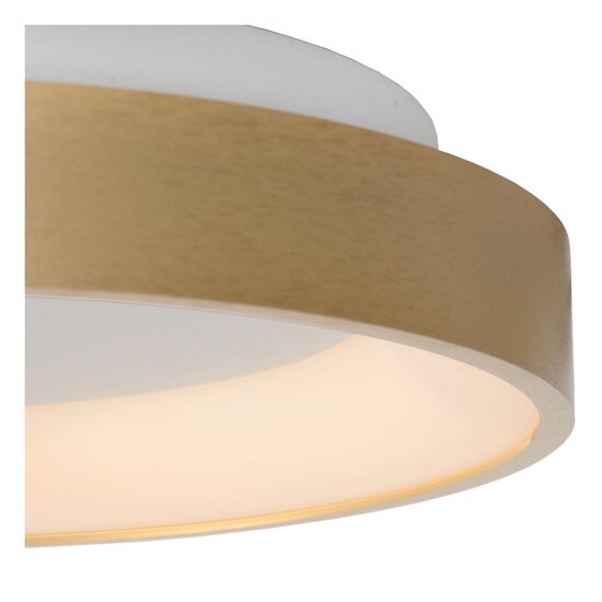 Lucide VIDAL - Ceiling lamp - Ø 28 cm - LED Dim. - 1x20W 2700K - Matt Gold / Brass