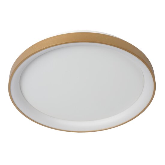 Lucide VIDAL - Lámpara de techo - Ø 48 cm - LED Dim. - 1x38W 2700K - Oro Mate / Latón