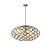 Lucide WOLFRAM - Hanglamp - Ø 65 cm - 1xE27 - Mat Goud / Messing