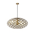 Lucide WOLFRAM - Hanglamp - Ø 65 cm - 1xE27 - Mat Goud / Messing