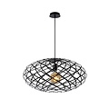Lucide WOLFRAM - Lampe à suspension - Ø 65 cm - 1xE27 - Noir