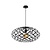 Lucide WOLFRAM - Pendant lamp - Ø 65 cm - 1xE27 - Black