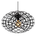 Lucide WOLFRAM - Lampe à suspension - Ø 65 cm - 1xE27 - Noir