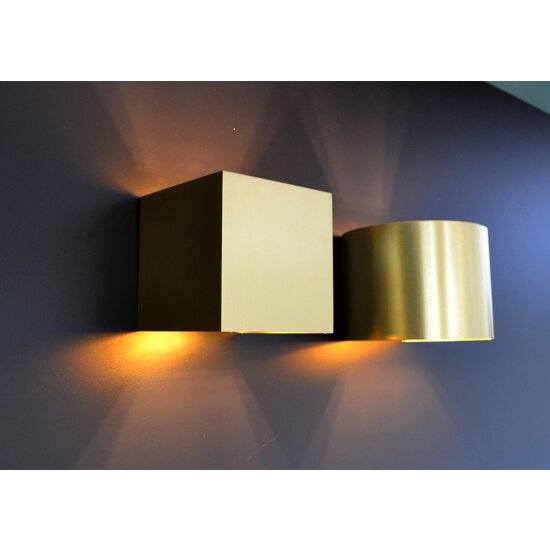 Lucide XIO - Lámpara de pared - LED Dim. - G9 - 1x3.5W 2700K - Ángulo de apertura regulable - Oro Mate / Latón