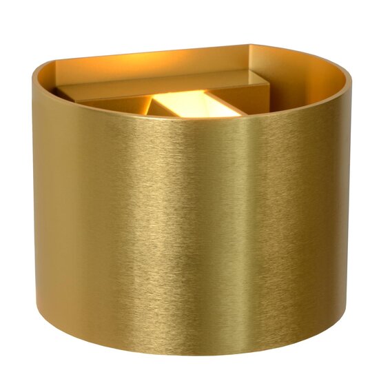 Lucide XIO - Wall lamp - LED Dimb. - G9 - 1x3.5W 2700K - Adjustable beam angle - Matte Gold / Brass