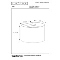 Lucide XIO - Applique - LED Dim. - G9 - 1x3,5W 2700K - Angle de faisceau réglable - Or Mat / Laiton