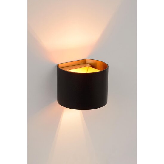 Lucide XIO - Lámpara de pared - LED regulable - G9 - 1x3,5W 2700K - Ángulo de haz ajustable - Negro