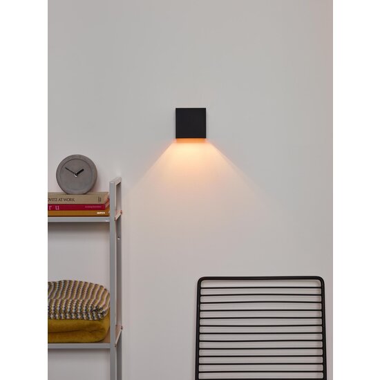 Lucide XIO - Applique - LED Dimb. - G9 - 1x4W 2700K - Angle de faisceau réglable - Noir