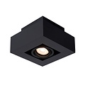 Lucide XIRAX - Plafondspot - LED Dim to warm - GU10 - 1x5W 2200K/3000K - Zwart