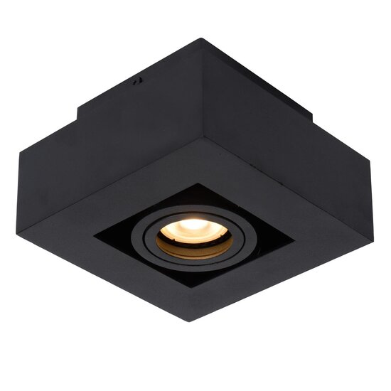 Lucide XIRAX - Deckenstrahler - LED Dim to warm - GU10 - 1x5W 2200K/3000K - Schwarz