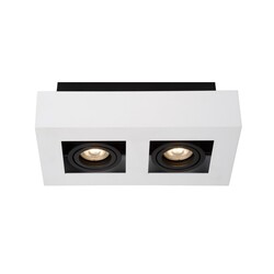 Lucide XIRAX - Deckenstrahler - LED Dim to warm - GU10 - 2x5W 2200K/3000K - Weiß