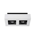 Lucide XIRAX - Plafondspot - LED Dim to warm - GU10 - 2x5W 2200K/3000K - Wit