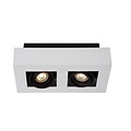 Lucide XIRAX - Plafondspot - LED Dim to warm - GU10 - 2x5W 2200K/3000K - Wit