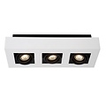 Lucide XIRAX - Foco de techo - LED de intensidad regulable a cálida - GU10 - 3x5W 2200K/3000K - Blanco