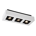 Lucide XIRAX - Plafondspot - LED Dim to warm - GU10 - 3x5W 2200K/3000K - Wit