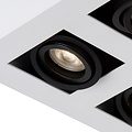 Lucide XIRAX - Foco de techo - LED de intensidad regulable a cálida - GU10 - 4x5W 2200K/3000K - Blanco