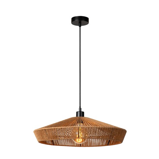 Lucide YUNKAI - Hanging lamp - Ø 50 cm - 1xE27 - Natural