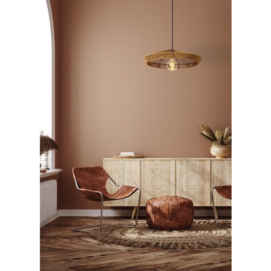 Lucide YUNKAI - Hanglamp - Ø 50 cm - 1xE27 - Naturel