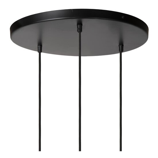 Lucide YUNKAI - Pendant lamp - Ø 60 cm - 3xE27 - Natural