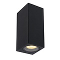 Lucide ZARO - Foco de pared / Lámpara de pared Interior/Exterior - 2xGU10 - IP44 - Negro