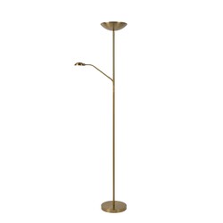 Lucide ZENITH - Lámpara de lectura - LED Dim. - 3000K - Oro Mate / Latón
