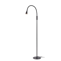 Lucide ZOZY - Leeslamp - LED Dimb. - 1x4W 3000K - 3 StepDim - Zwart