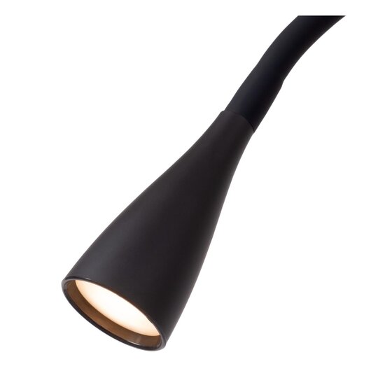 Lucide ZOZY - Reading lamp - LED Dimmable - 1x4W 3000K - 3 StepDim - Black