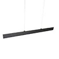 Pendant lamp pendulum black 120cm 19W remote control adjustable