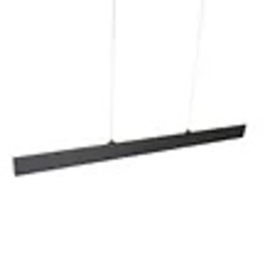 Pendant lamp pendulum black 120cm 19W remote control adjustable