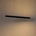 Pendant lamp pendulum black 120cm 19W remote control adjustable