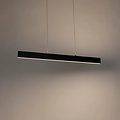 Pendant lamp pendulum black 120cm 19W remote control adjustable