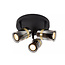 LUCIDE Lucide UPTON - Ceiling spotlight - 3xGU10 - Fumé