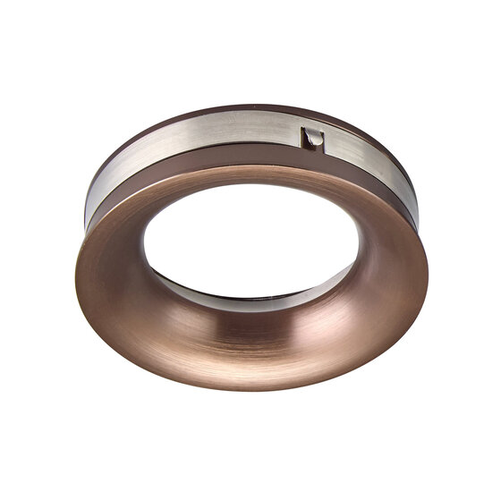 Bronzen 3 licht inbouwspot met vrij te kiezen spothouders