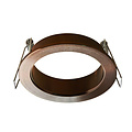 Spot encastré bronze trou carré taille 80mm taille extérieure 93,7 mm