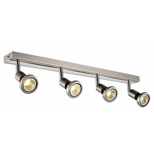 Fantasia Robus Deckenleuchte rechteckig weiß-chrom 4x GU10