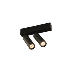 Deckenleuchte LED-Design schwarz oder weiß ausrichtbar 2x4W Modul 360 Lumen