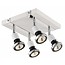 Fantasia Robus lámpara de techo cuadrada, acero cepillado-cromo, 4x GU10 LED 5W, 3000K, 367 lúmenes, 200x200x77mm